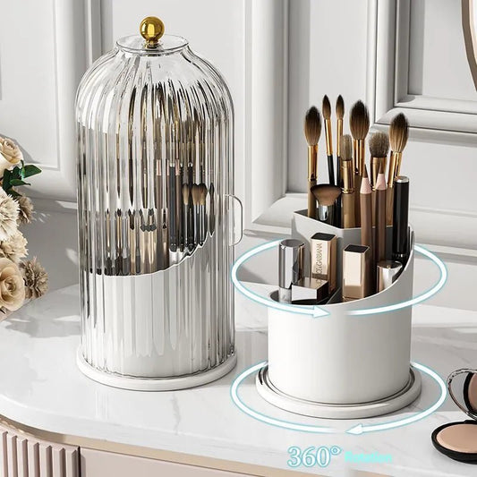 MAKE UP STORE ROTATIF™ |Rangement 360° pour pinceaux et maquillages - Feminity Glam